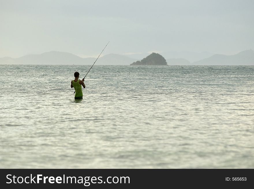 Men fishing