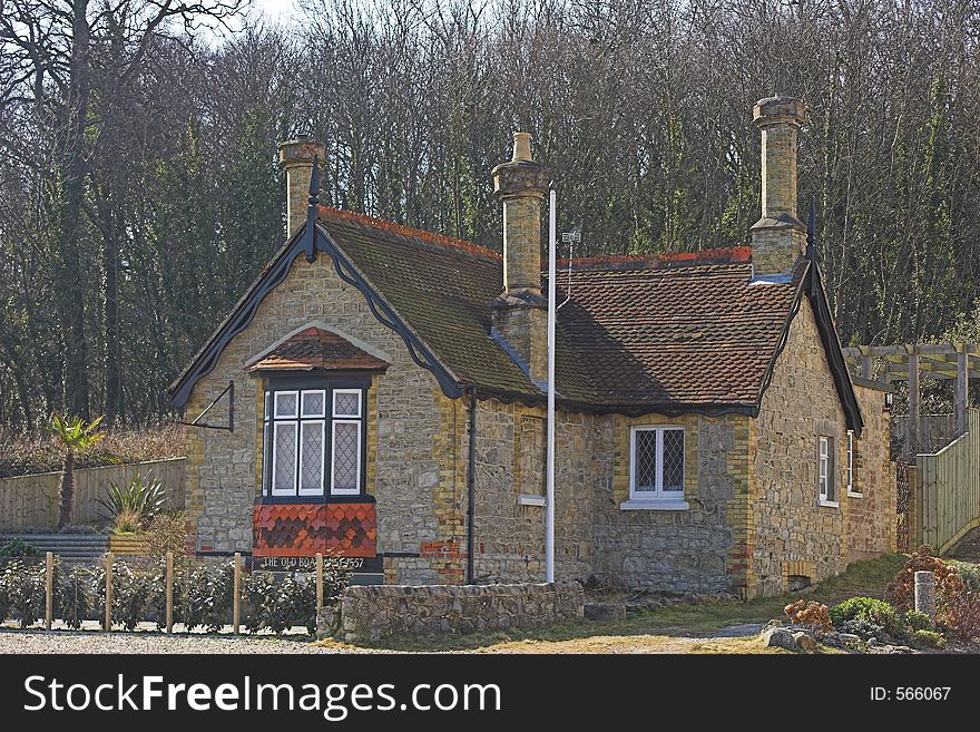 House in woodland