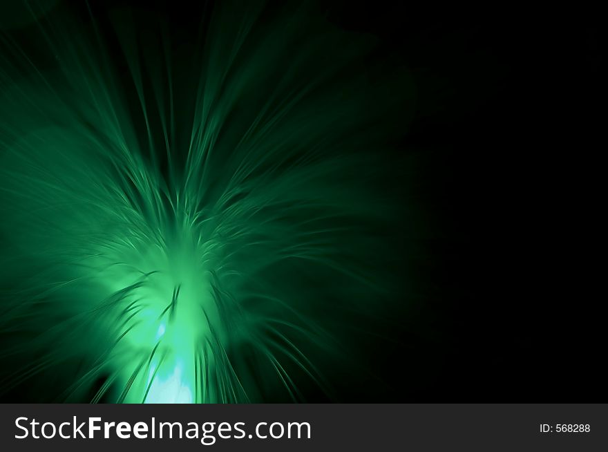 Abstarct background with green rayons explosion. Abstarct background with green rayons explosion