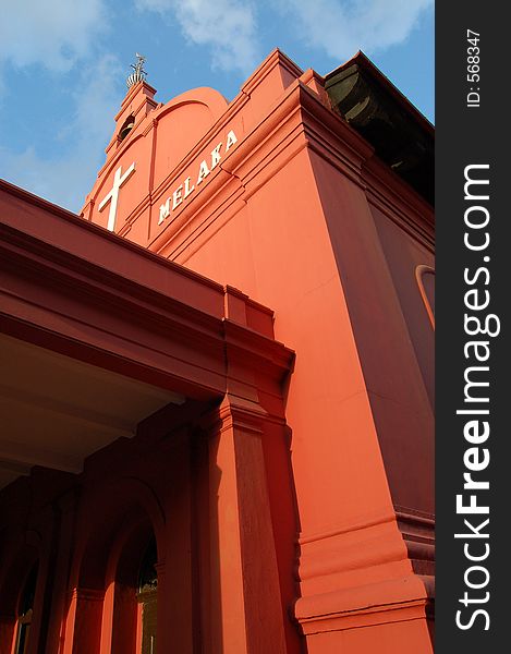 Red Church In Malacca