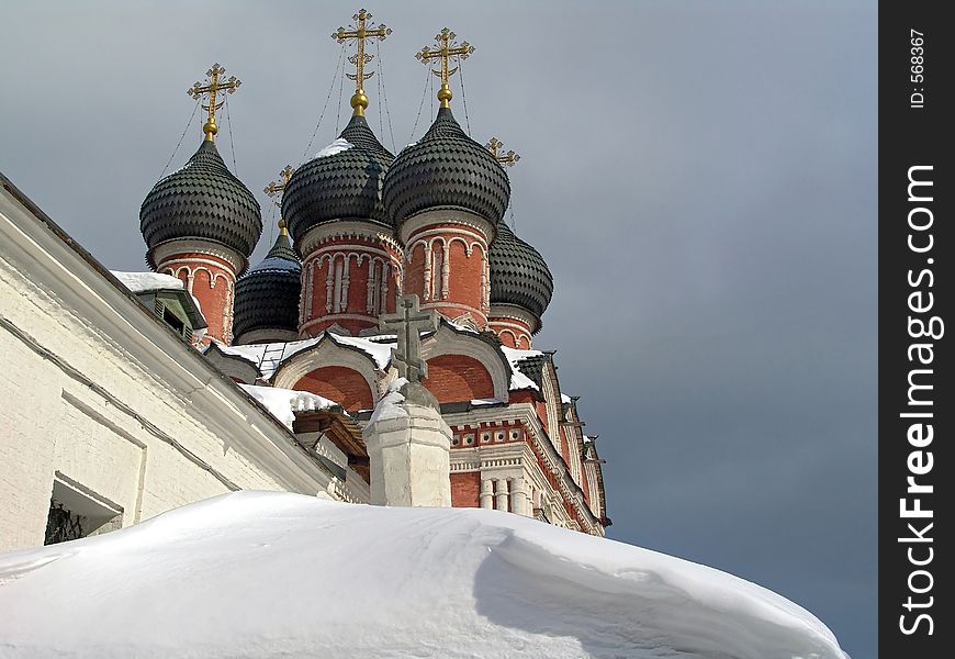 A monument of history and culture. An architectural ensemble of the Is high-Peter monastery. The beginning of construction 17 century (1680). On a photo the Temple in honour of Ð‘Ð¾Ð³Ð¾Ð»ÑŽÐ±ÑÐºÐ¾Ð¹ icons of Divine mother. The photo is made in Moscow (Russia). Original date/time: 2006:03:06. A monument of history and culture. An architectural ensemble of the Is high-Peter monastery. The beginning of construction 17 century (1680). On a photo the Temple in honour of Ð‘Ð¾Ð³Ð¾Ð»ÑŽÐ±ÑÐºÐ¾Ð¹ icons of Divine mother. The photo is made in Moscow (Russia). Original date/time: 2006:03:06.