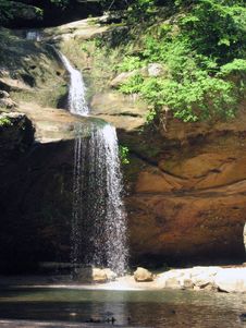 Waterfall Royalty Free Stock Photography Waterfall Royalty Free Stock Photography