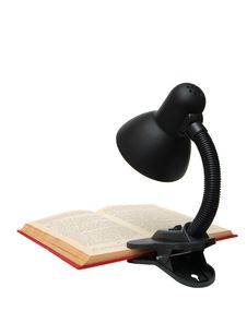 Desk Lamp And The Book Royalty Free Stock Photography