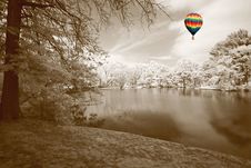 The Infrared Dreamy Scenery Royalty Free Stock Image The Infrared Dreamy Scenery Royalty Free Stock Image