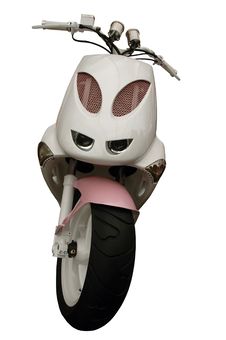 honda pink motorcycle