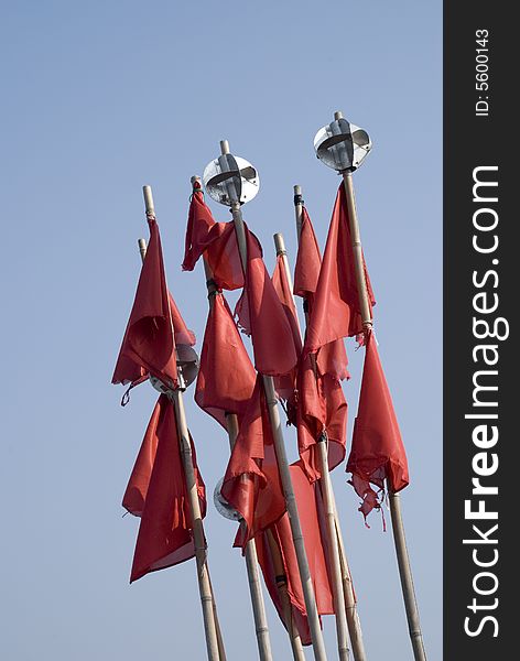 Some red flags in the habour