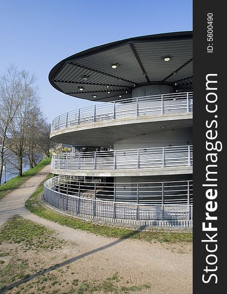 A multi-storey car park detail