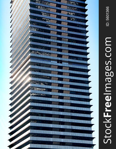 Skyscraper business building