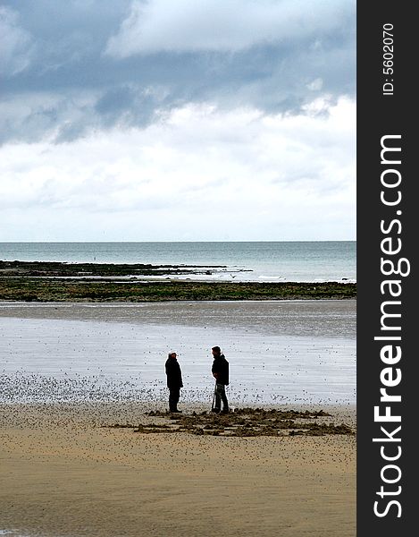 Beach of Normandy, Northern France