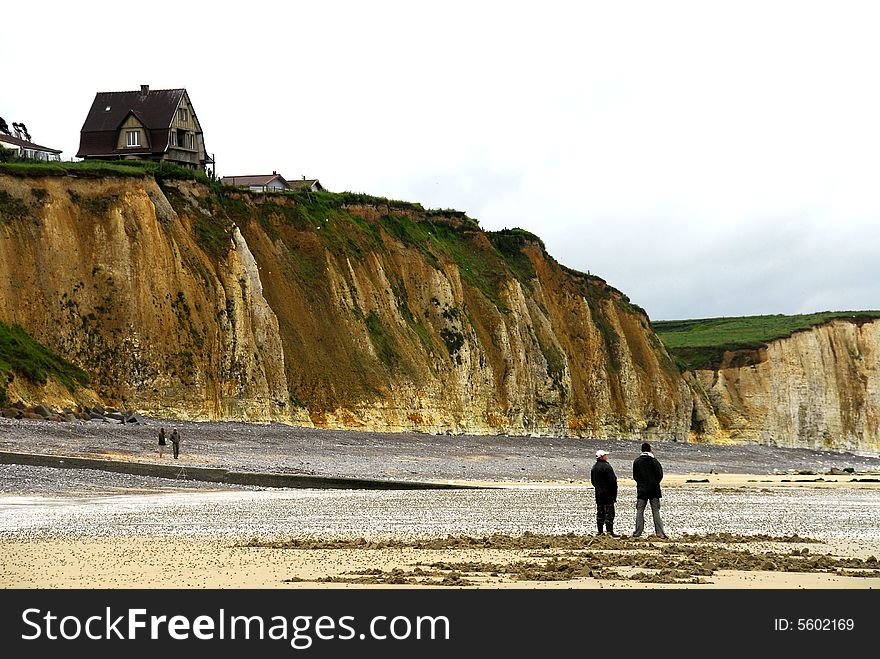 Beach of Normandy, Northern France