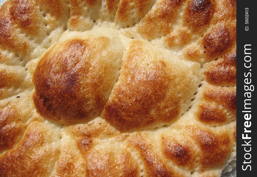 Surface of pita, rosy wheaten bread. Macro. Surface of pita, rosy wheaten bread. Macro.