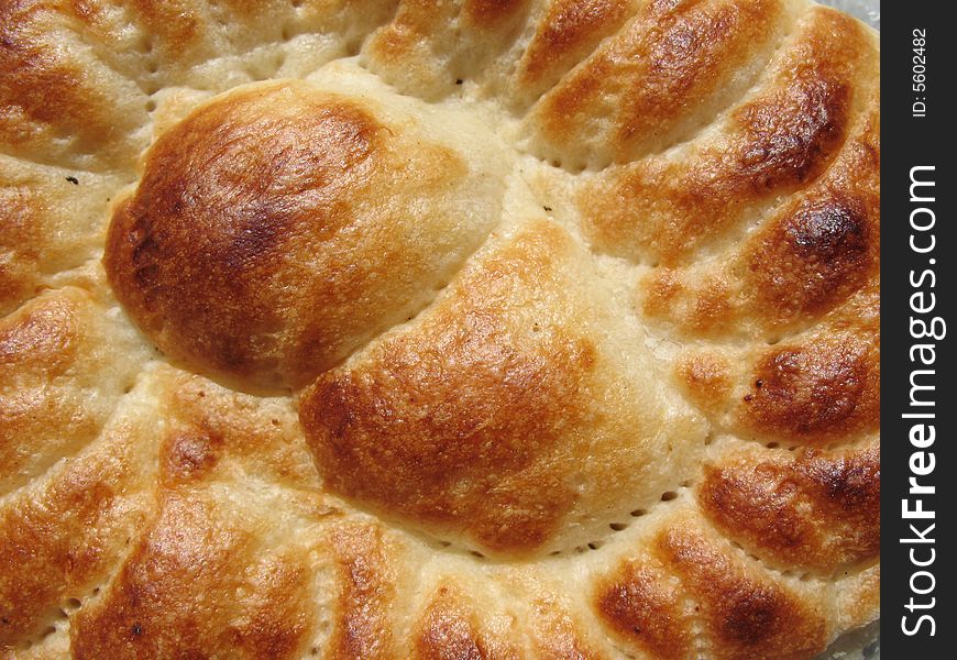 Surface of pita, rosy wheaten bread. Macro. Surface of pita, rosy wheaten bread. Macro.