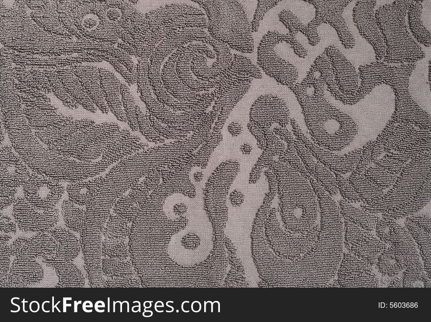 Gray soft towel textile background. Gray soft towel textile background