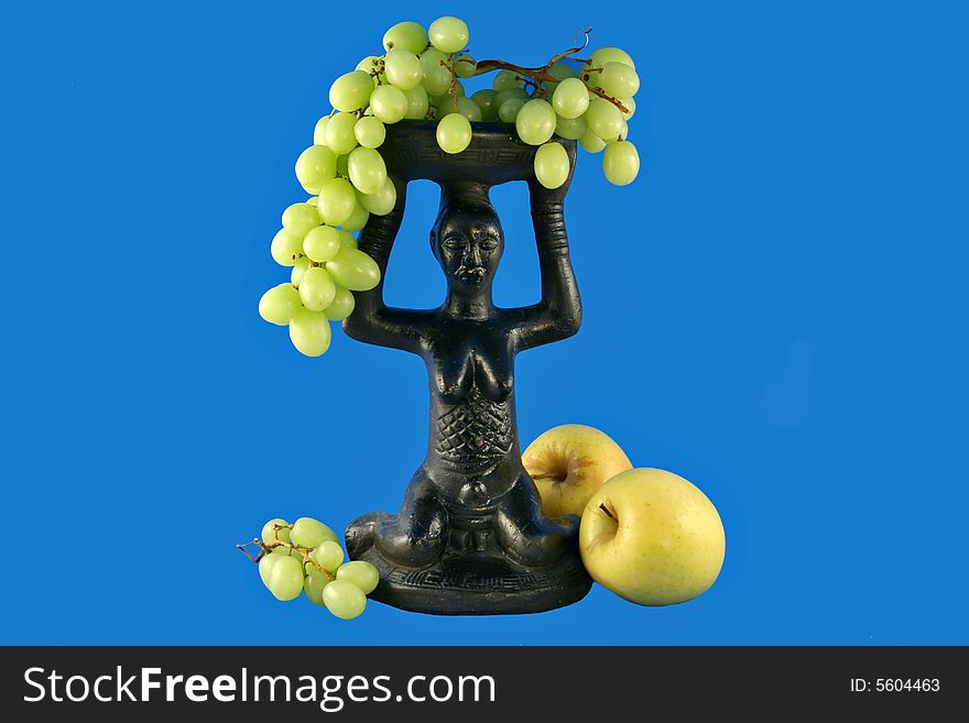 The Woman And Grapes
