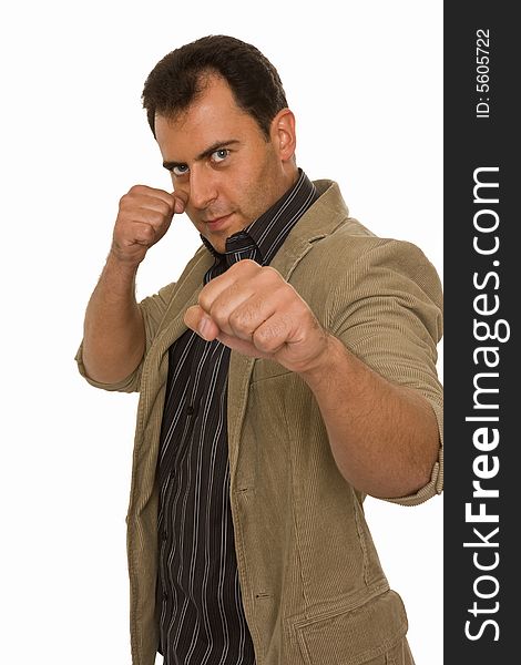 Punch Fist From An Attractive Young Man