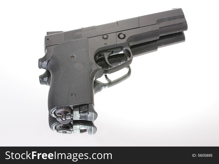 Black Semi Automatic Handgun