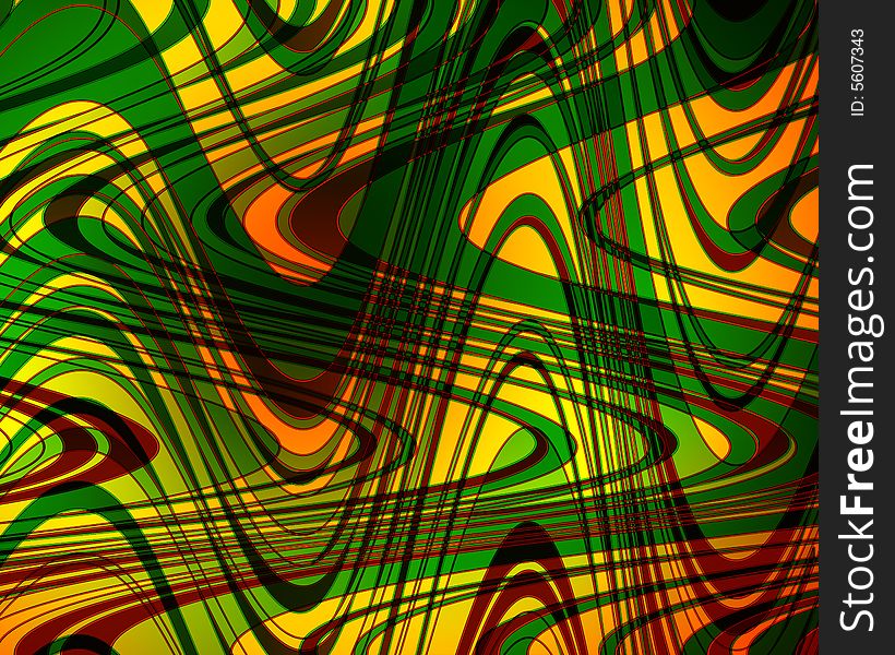 A abstract background made out of wavy lines. A abstract background made out of wavy lines
