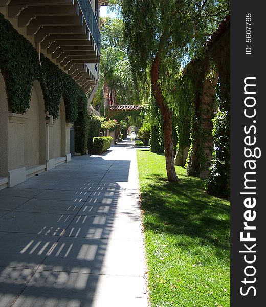 Sidewalk outside the Mission Inn, Riverside, California. Sidewalk outside the Mission Inn, Riverside, California.