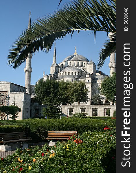 Sultan Ahmed Mosque (Blue Mosque) in Istanbul, Turkey.