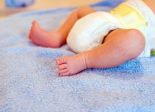 Newborn S Legs Royalty Free Stock Photos Newborn S Legs Royalty Free Stock Photos
