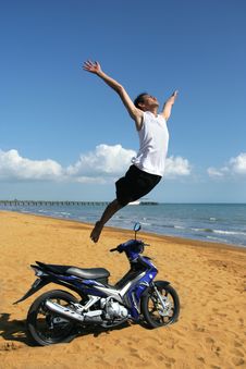 Exciting Tropical Beach Royalty Free Stock Photography Exciting Tropical Beach Royalty Free Stock Photography