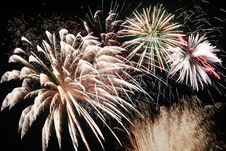 Fireworks Montage Royalty Free Stock Image Fireworks Montage Royalty Free Stock Image