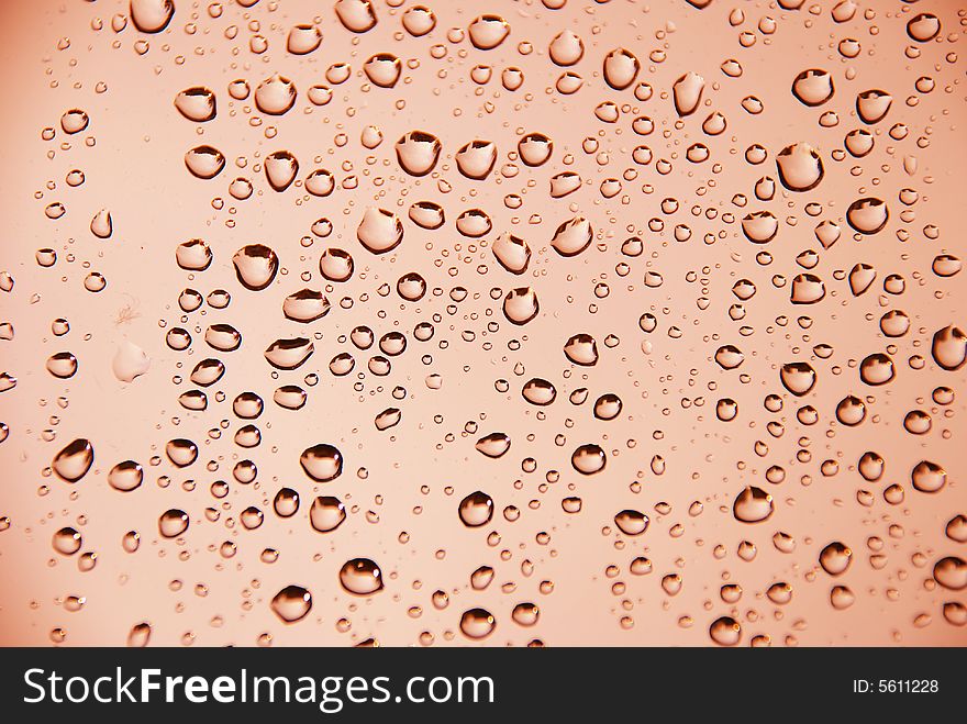 Rain Drops On Window