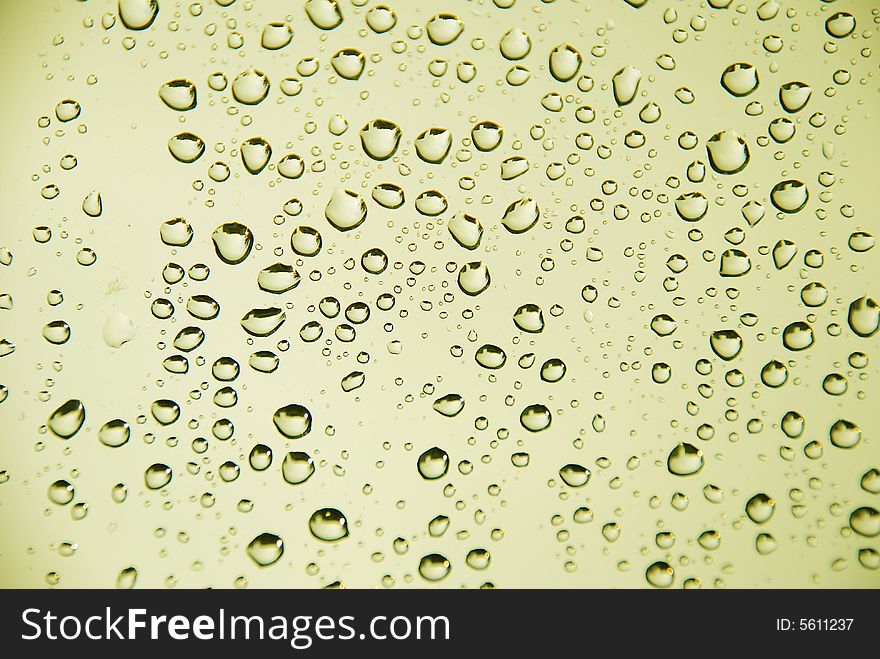 Rain Drops On Window