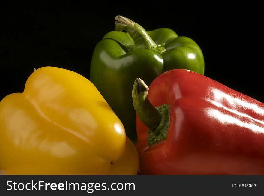 A close up of some peppers.