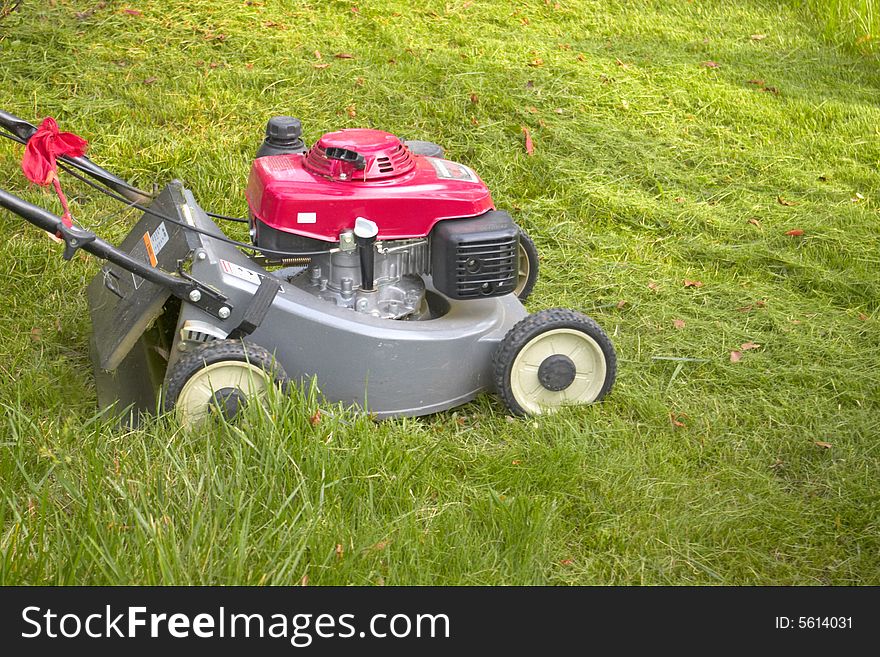 This is a lawn mower,it's working now.