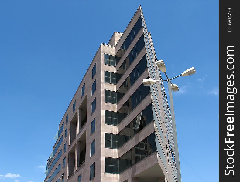 Modern building in north avenue,yerevan armenia