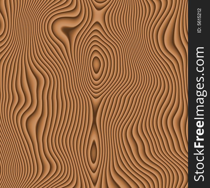 Computer generated wooden texture with knots