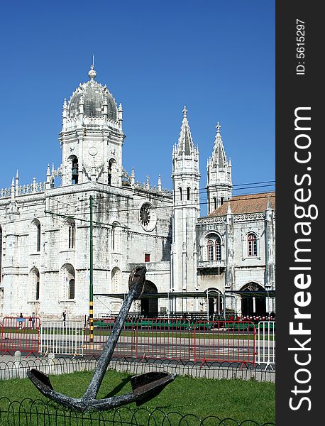 Jeronimos monastery in Lisbon, Portugal