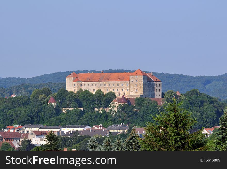 Neulengbach castle in the area of Vienna in the afternoon. Neulengbach castle in the area of Vienna in the afternoon.