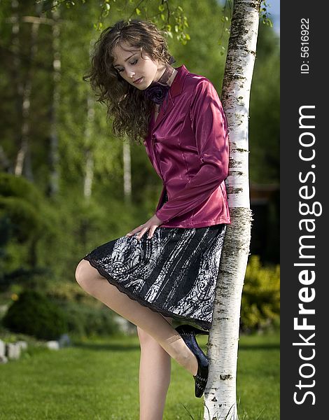 Fashion picture with girl