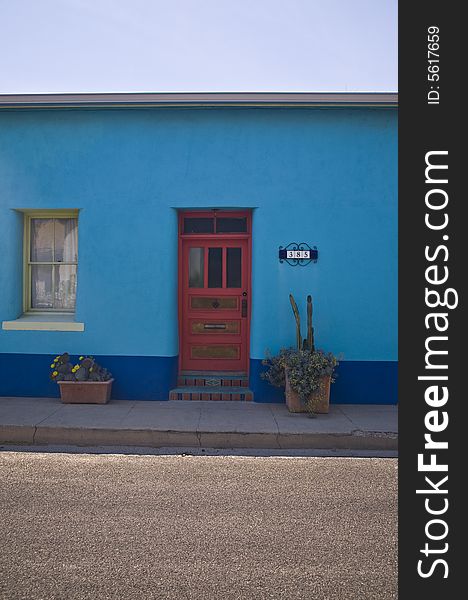 Renovated old adobe home in the southwest. Renovated old adobe home in the southwest