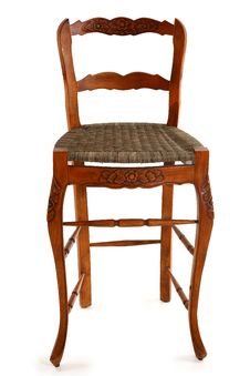 Wicker Chair Royalty Free Stock Photo