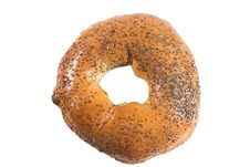 Bagel With Poppy Seeds Royalty Free Stock Images Bagel With Poppy Seeds Royalty Free Stock Images