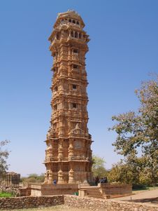 Chittorgarh Citadel Ruins In Rajasthan, India Stock Image Chittorgarh Citadel Ruins In Rajasthan, India Stock Image