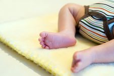 Newborn S Legs Royalty Free Stock Photos Newborn S Legs Royalty Free Stock Photos