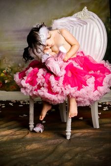 Child Role Playing Royalty Free Stock Image Child Role Playing Royalty Free Stock Image