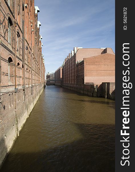 Old buildings in the habour of hamburg. Old buildings in the habour of hamburg