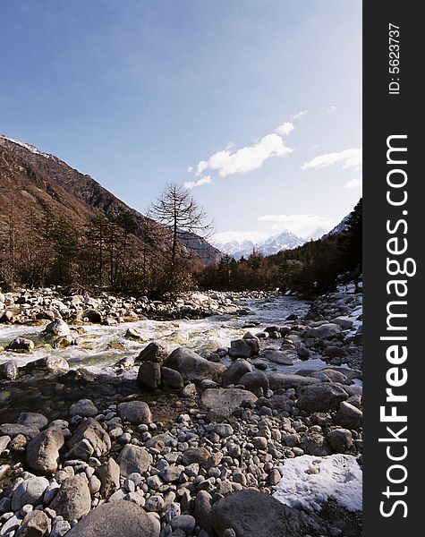 Landscape in tableland,Sichuan,China