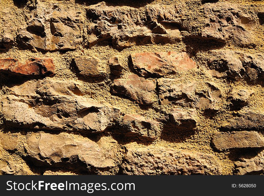Antique medieval wall useful as a texture and/or background. Antique medieval wall useful as a texture and/or background