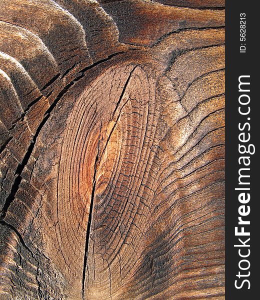 Tarred wooden background or texture