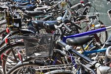 Bicycles On A Parking Stock Photography Bicycles On A Parking Stock Photography