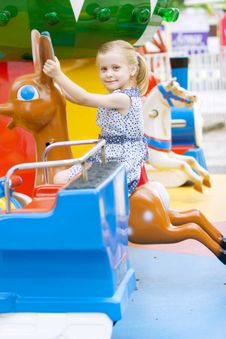 Little Cute Girl Having Fun Stock Photo Little Cute Girl Having Fun Stock Photo