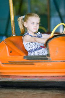 Little Cute Girl Having Fun Stock Images Little Cute Girl Having Fun Stock Images