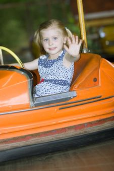 Little Cute Girl Having Fun Stock Photo Little Cute Girl Having Fun Stock Photo