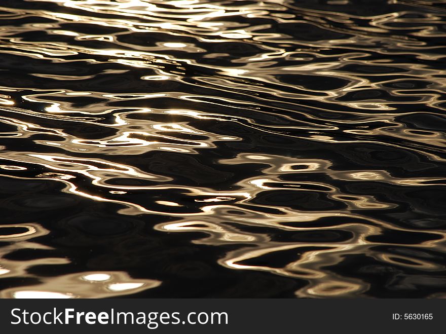 A close up of the water located on Lake Pleasant in Waterford, PA